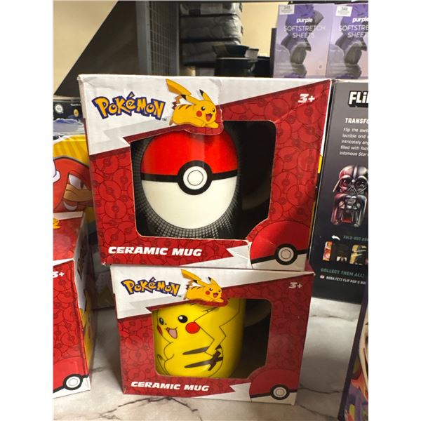 Pokemon Ceramic Mug - Pokeball & Pikachu Designs