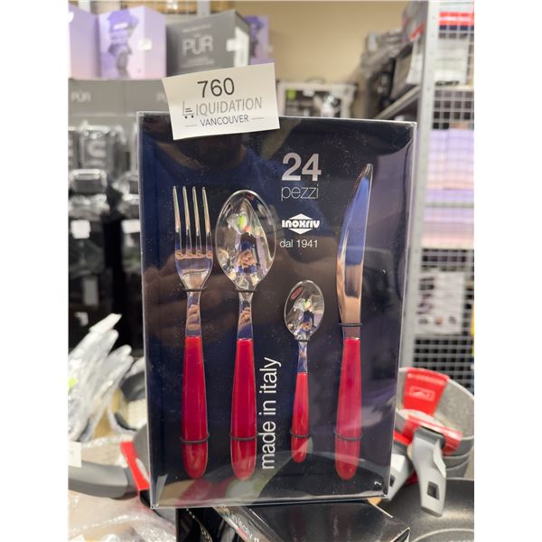 Brand New Nilu Italian Stainless Steel 24 Piece Set | Made in Italy