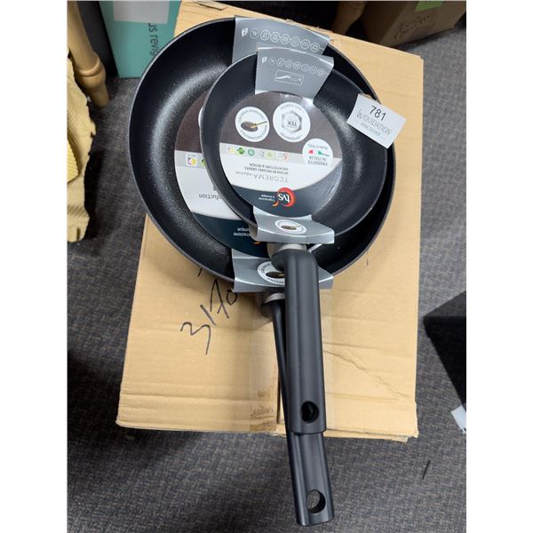 Brand New Teorema Italian Frying Pan Set - 2 Piece (FP 20+28) - Made in Italy
