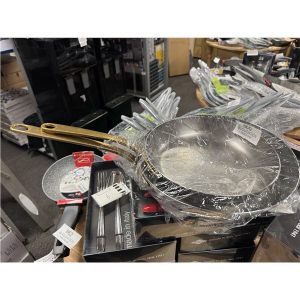 Set of 2 Sizes Commercial Carbon Stee- Returns | Made in Italy