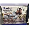 Image 2 : Brand New - Blanquil Essentials Weighted Blanket W/Free Cover (Grey, 20 LB)- Brand New-Retail $200+