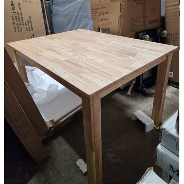 Brand New Square Dining Table Solid wood natural 47" x 33" x 30"H