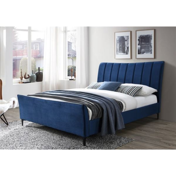 Brand New in Box Platform Bed Blue King