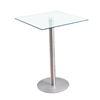 Image 1 : Brand New in Box Alure bar Glass Table 30x30x 42" H