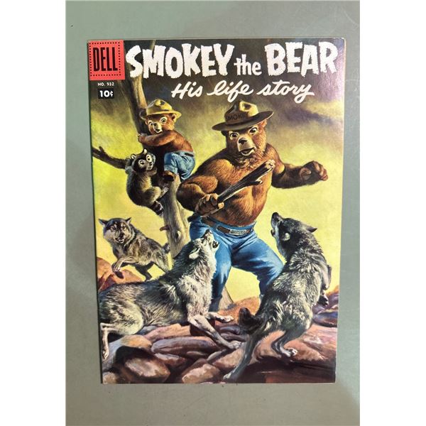 1958 Dell #932 Smokey the Bear Comic