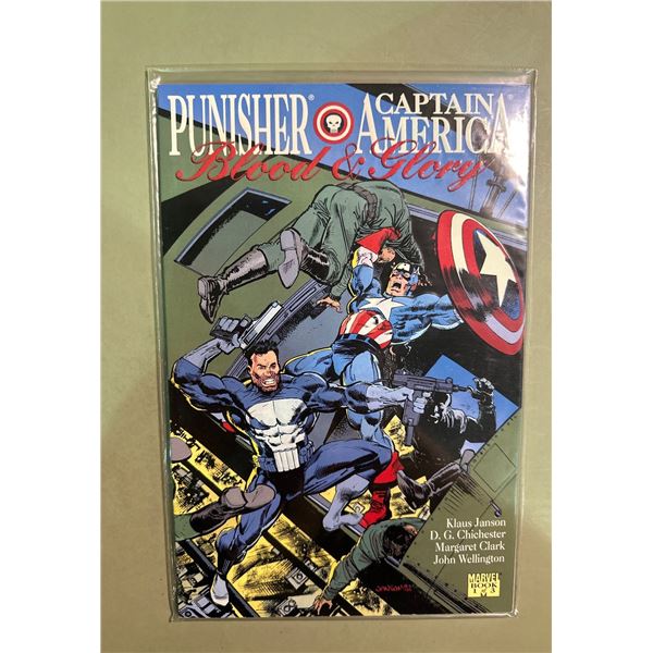 Punisher Captain America Blood & Glory #1 (1992)