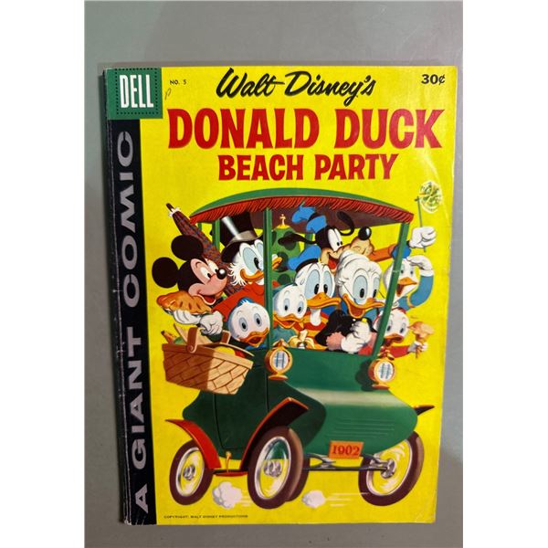 1958 Donald Duck Beach Party Comic #5 Dell