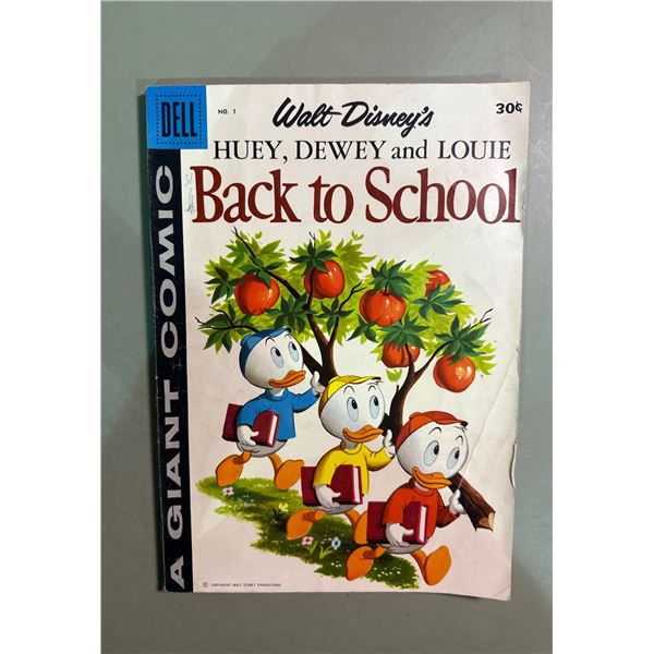 1958 Dell Huey, Dewey Louie Back to School #1