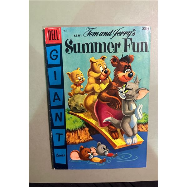 1956 Dell Tom & Jerry's Summer Fun #3 Comic