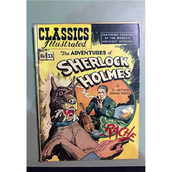 Classics Illustrated #33 Sherlock Holmes (1947)