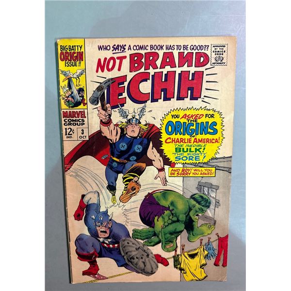 1967 Marvel Not Brand Echh #3 Comic