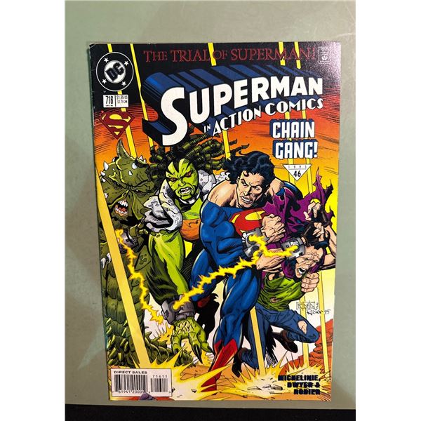 Action Comics #716 (DC, 1995) Trial of Superman