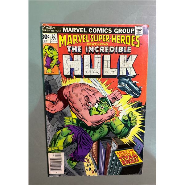 Marvel Super-Heroes #60 Hulk Comic (1976)