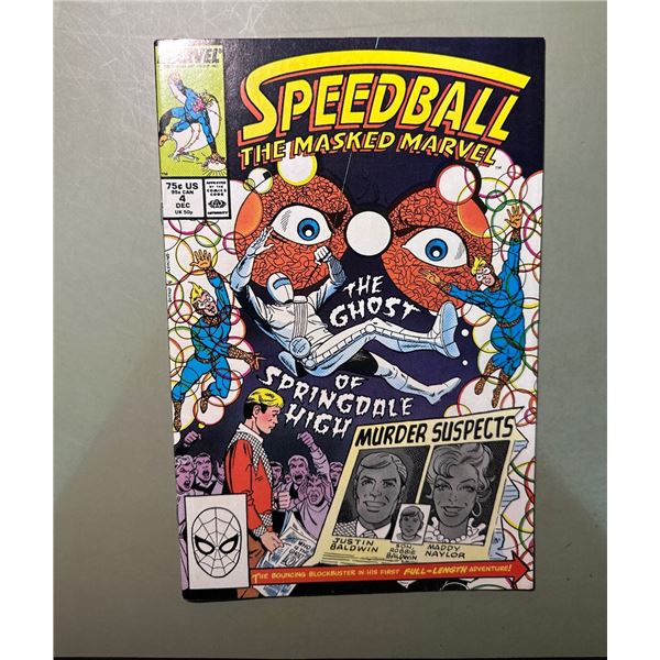 Speedball The Masked Marvel #4 (Marvel, 1988)