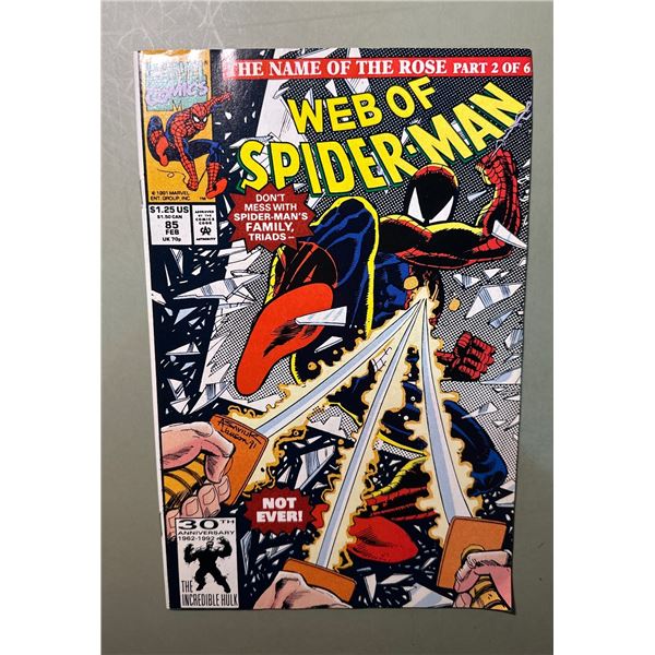 Web of Spider-Man #85 Marvel 2/92
