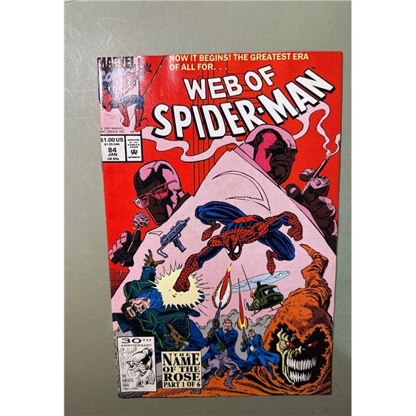 Web of Spider-Man #84 (1991) Marvel Comic