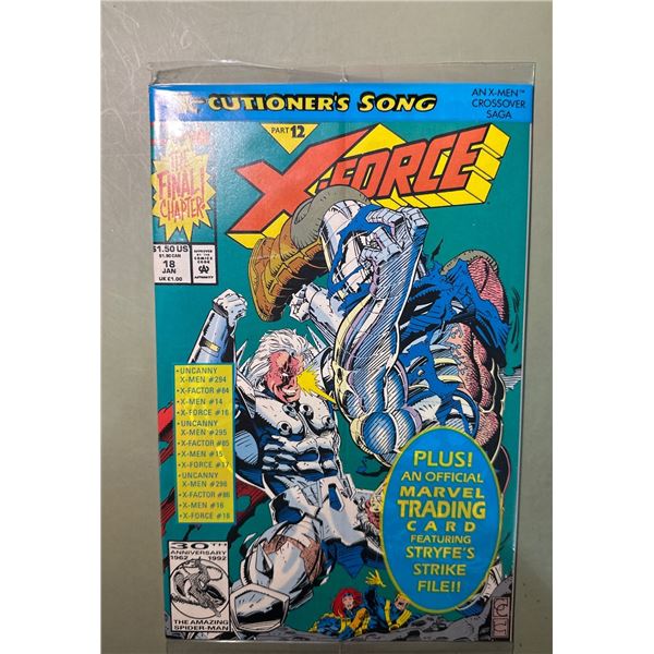 X-Force #18 Marvel 1992 X-Cutioner's Song