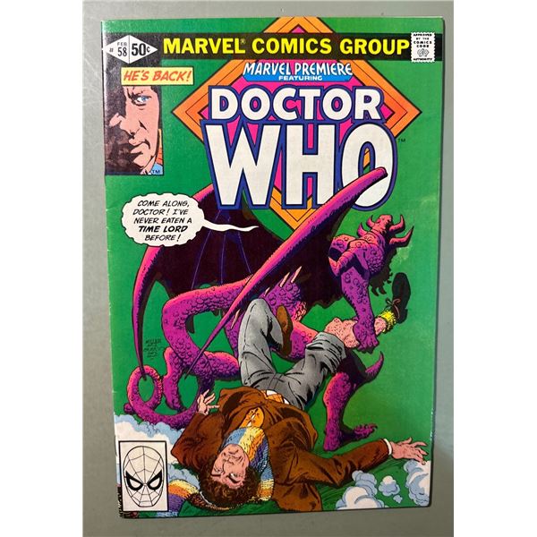 Marvel Premiere #58 Doctor Who (1981)