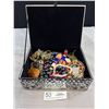 Image 1 : A Nice Mirrored Jewelry Box Filled with Nice Wearable Jewelry
