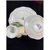 Image 3 : 2 Vintage Bone China Porcelain Teacup and Saucers with Side Plates