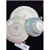 Image 5 : 2 Vintage Bone China Porcelain Teacup and Saucers with Side Plates