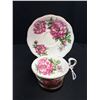 Image 2 : A Nice Lot of 3 Porcelain Bone China Teacups and Saucers