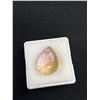 Image 2 : Ametrine Amethyst & Citrine Pear Cabochon Brazil 10.19 CT Untreated