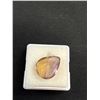 Image 3 : Ametrine Amethyst & Citrine Pear Cabochon Brazil 10.19 CT Untreated