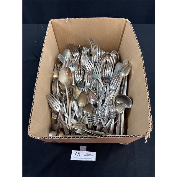 Large Lot of Silver Plated Cutlery