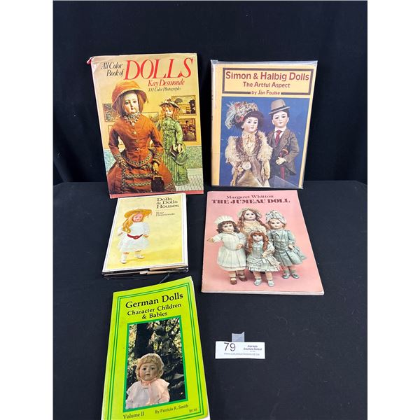 Lot of 4 Collectible  Books on Dolls