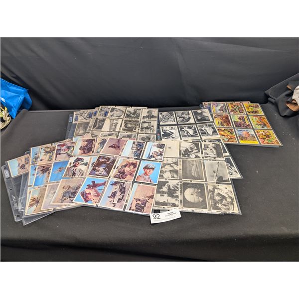Lots of Pages Full of Vintage Trading Cards from Movies and Shows