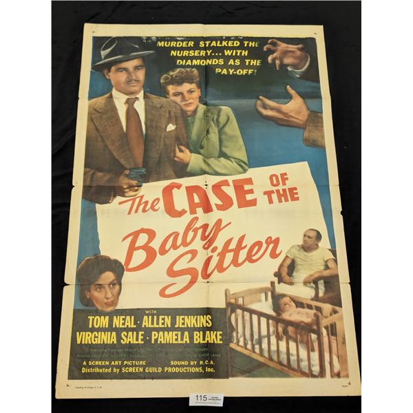 (1947) "The Case of the Baby Sitter" Movie Poster