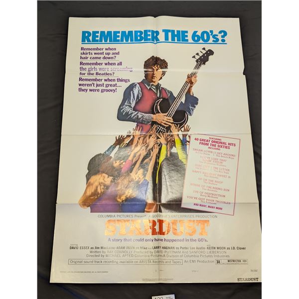 (1974) "Stardust" Original Movie Poster