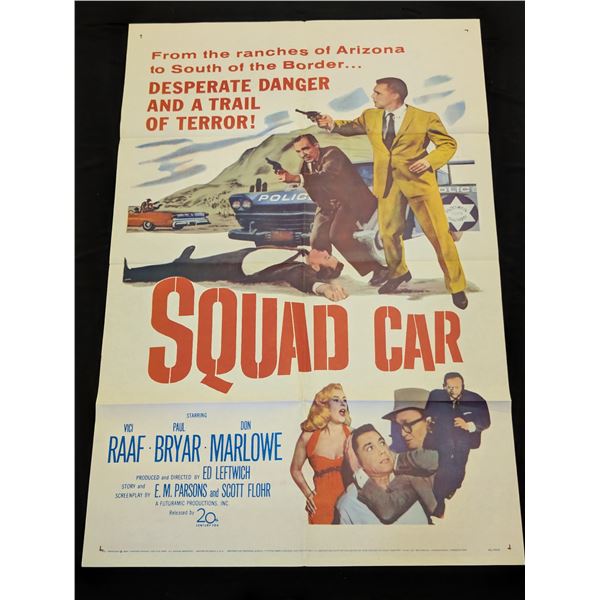 (1960) "Squad Car" Original Movie Poster 60/303