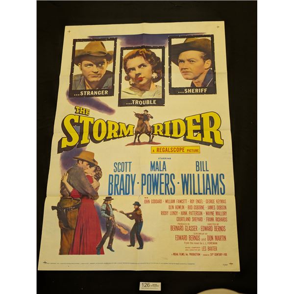 (1957) "The Storm Rider" Original Movie Poster 57/87