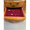 Image 2 : An Old Jewelry Box Filled with Good Quality Useable Jewelry