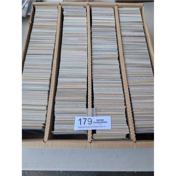 Large Box of Vintage Baseball Trading Cards