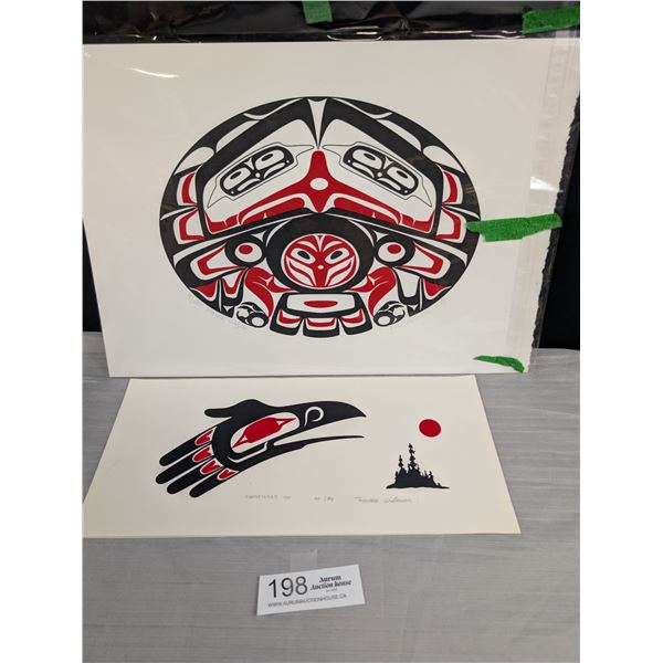 A Nice Lot of West Coast Native Prints signed and Numbered