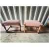 Image 4 : Upholstered Wooden Stools