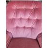 Image 2 : Pink Tufted Upholstered Armchair