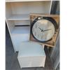 Image 1 : Cupboard, Bench with Lid, and 16" Clock