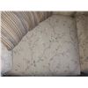 Image 2 : Two Seat Sofa with Beige Upholstery and Pastel Flowers