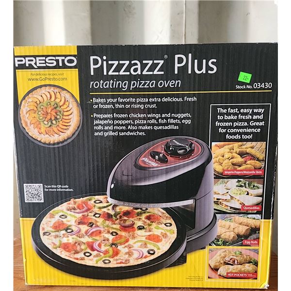 Presto Pizzazz Plus Rotating Pizza Oven