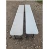 Image 1 : Folding Resin Benches 72"