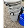 Image 2 : Rubbermaid Garbage Cans, Blue Tubs, Hose, Planters, Landscape Fabric