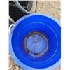 Image 3 : Rubbermaid Garbage Cans, Blue Tubs, Hose, Planters, Landscape Fabric
