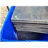 Image 3 : Ceramic Floor Tiles and Blue Recycling Bins