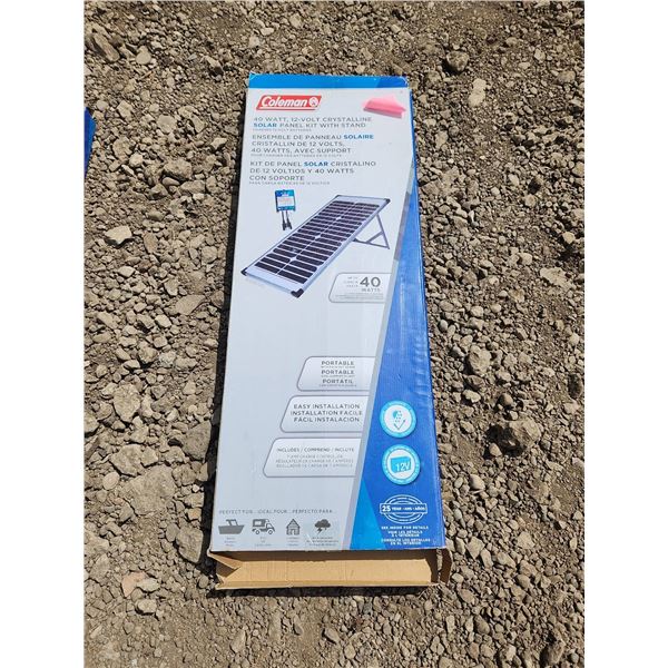 Coleman 40W 12V Crystalline Solar Panel Kit (3)