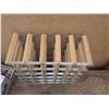 Image 10 : Wine Rack, Stoneware Bowls, and Taco Kit
