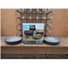 Image 2 : Wine Rack, Stoneware Bowls, and Taco Kit
